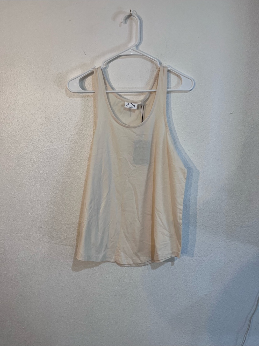 The Upside Cream Scoop Neck Tank Top